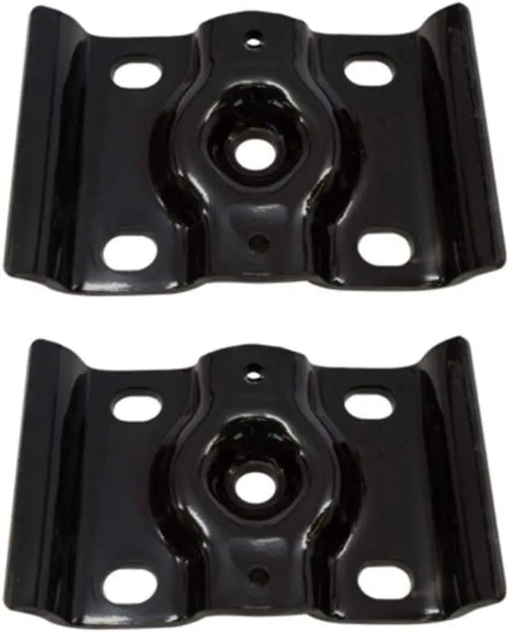 2pcs Rear Axle Leaf Spring U Bolt Plate Bracket-1