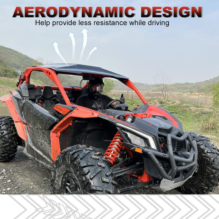 Maverick X3 Black Roof Aluminum Hard Top with Mounting Hardware