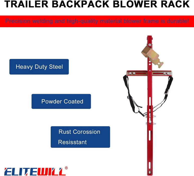 Trailer Backpack Blower Holder Rack-3