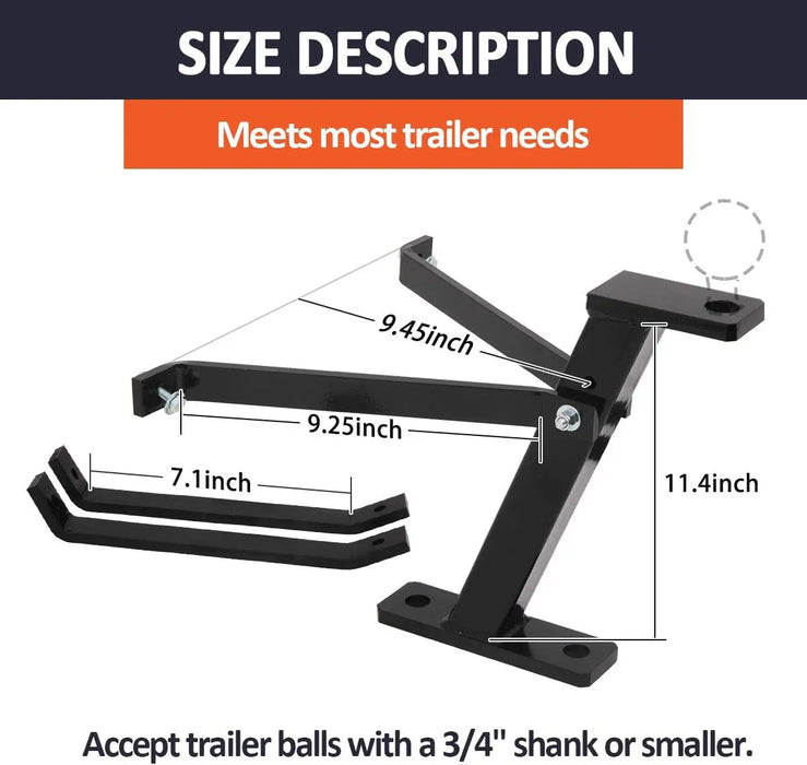 Lawn Mower Trailer Towing Hitch, Garden Tractor Pro Hi Hitch Compatible with John Deere Cub Cadet Husqvarna Craftsman Riding Mowers-3