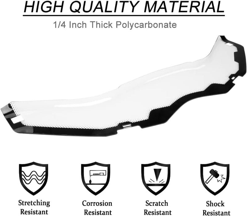 Maverick X3 Front Half Windshield Scratch Resistant