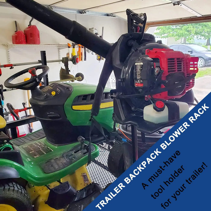 Trailer Backpack Blower Holder Rack-4