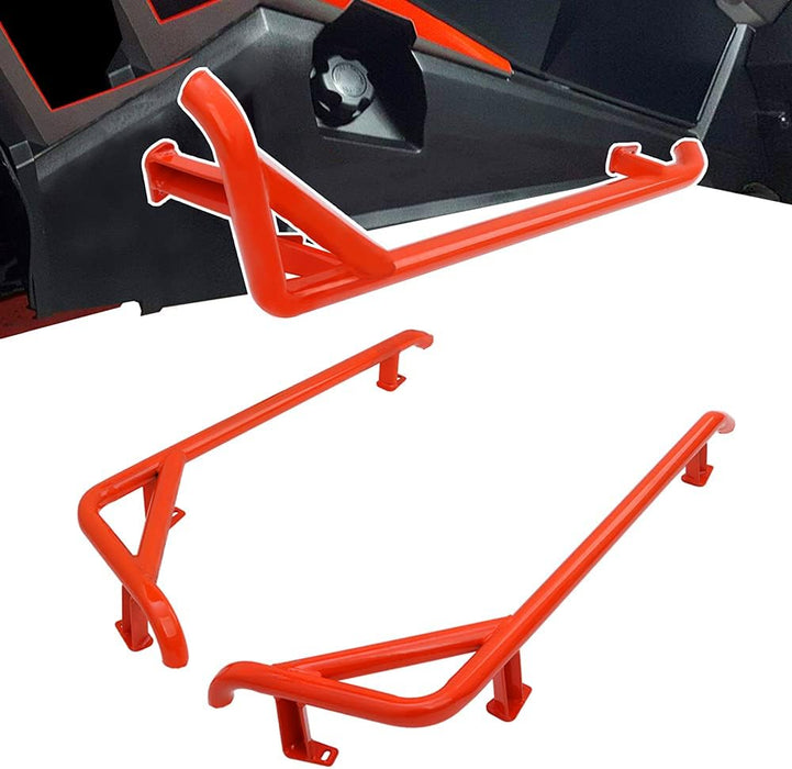 ELITEWILL Orange RZR Nerf Bars Rock Sliders
