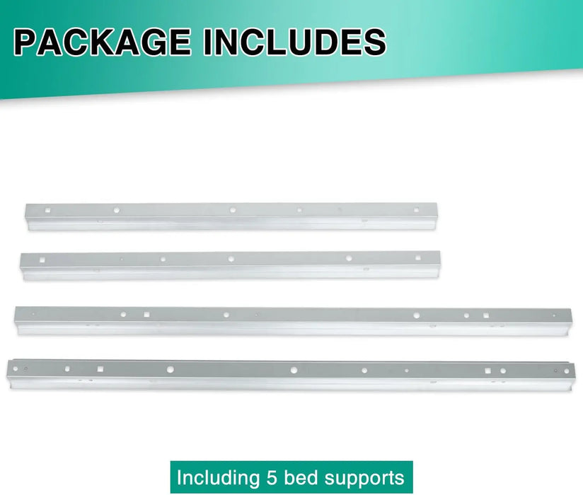 Long Truck Bed Floor Crossmember Replacement Support Rails Kit Fit for 1999-2018 Chevy Silverado and GMC Sierra Pickup Set of 5-7