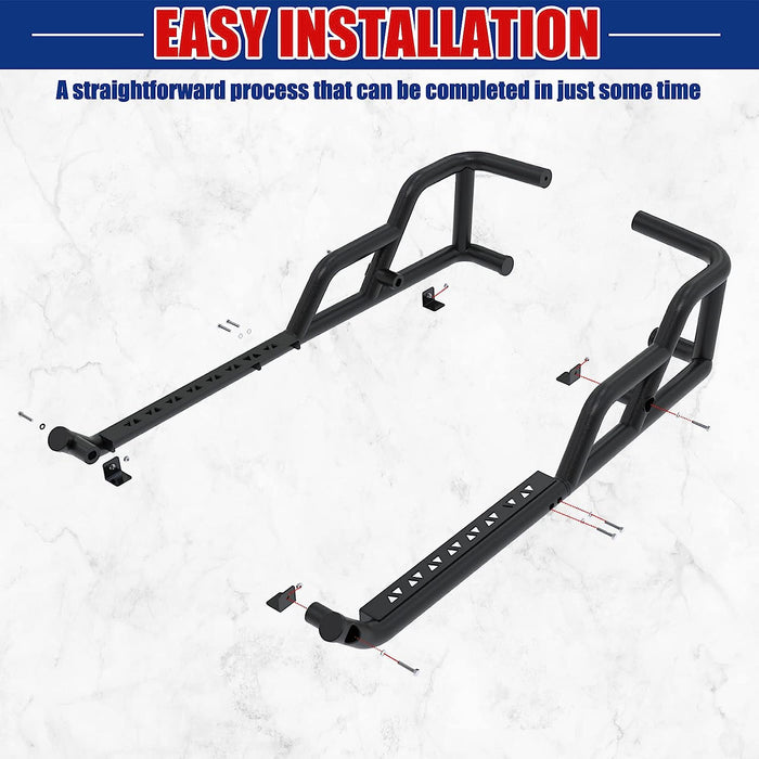ELITEWILL Ranger XP1000 Rock Sliders Side Nerf Bars