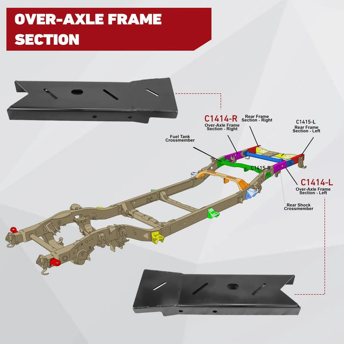 Over-Axle Frame Rust Repair Kit-6