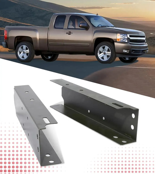 Pickup Rear Frame Repair Kit Fit for 1999-2014 Chevy Silverado and GMC Sierra 1500 Reg & Ext and Crew Cab Long Bed Pickup Frame Rust Repair-1