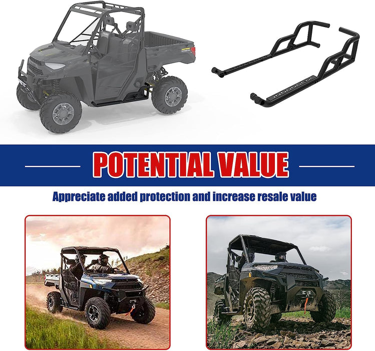 ELITEWILL Ranger XP1000 Rock Sliders Side Nerf Bars