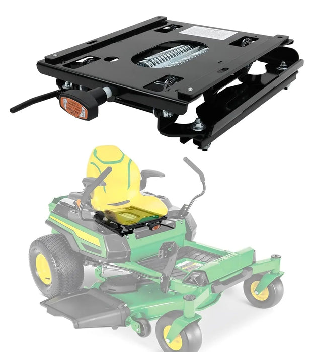 Seat Suspension for Zero Turn Mower W/Seat Slider Fit for John Deere, Hustler, Z TRAK, Kubota, Exmark Mower Tractor-1