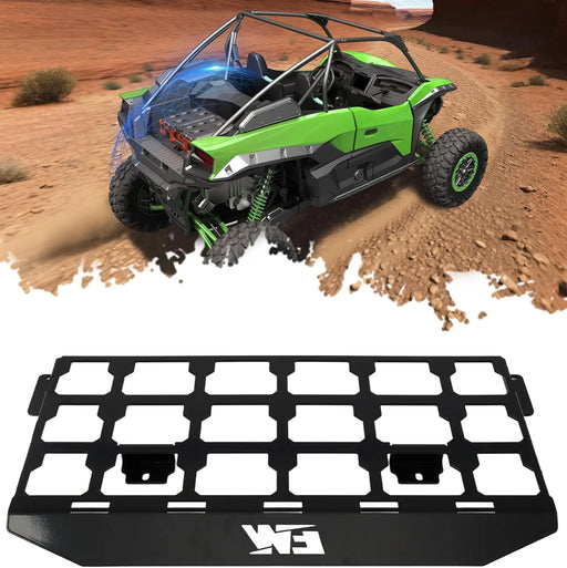 Packout Mount Plate 1.5 Fit for Milwaukee Pack Out Tool Box Storage UTV Mounting Plate Compatible with Kawasaki KRX UTV Rear Bed-1