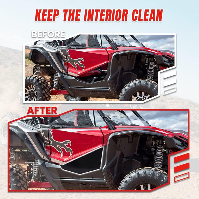 ELITEWILL Talon Lower Door Inserts Panels Aluminum Lower Bottom Half Doors
