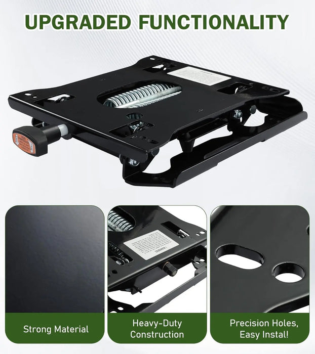 Universal Seat Suspension for Zero Turn Mower Fit for John Deere, Hustler, Z TRAK, Kubota, Exmark Mower Tractor W/O Seat Slider-3