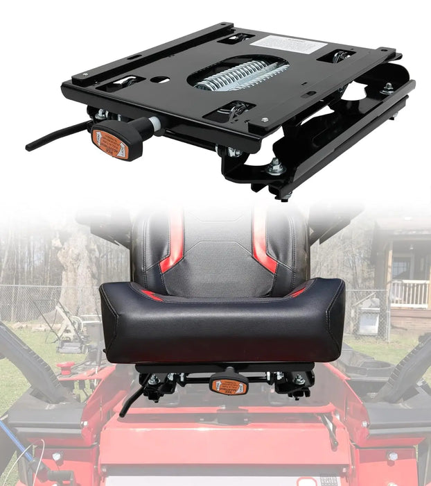 Seat Suspension for Zero Turn Mower W/Seat Slider Fit for John Deere, Hustler, Z TRAK, Kubota, Exmark Mower Tractor-8