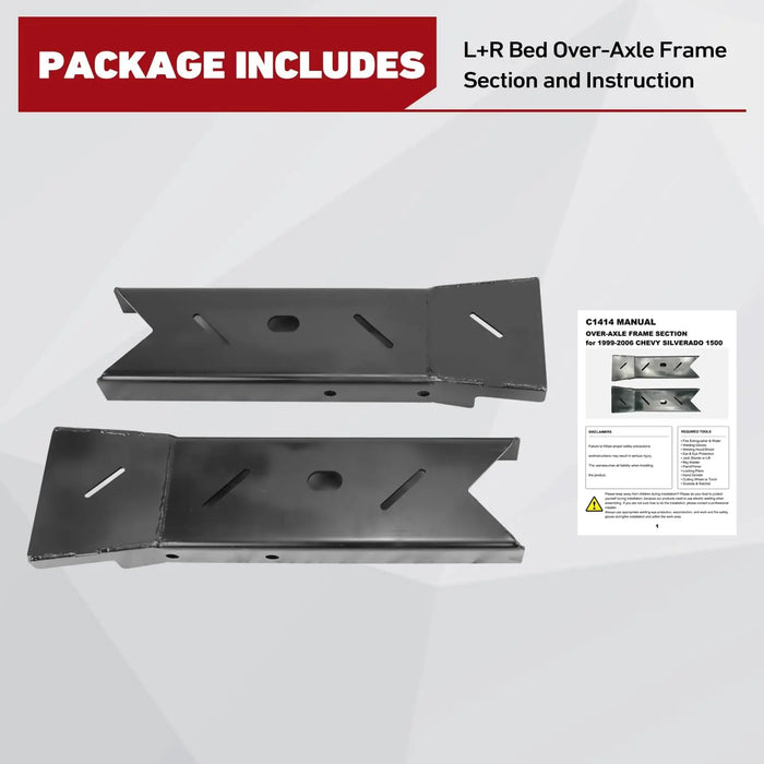 Over-Axle Frame Rust Repair Kit-7