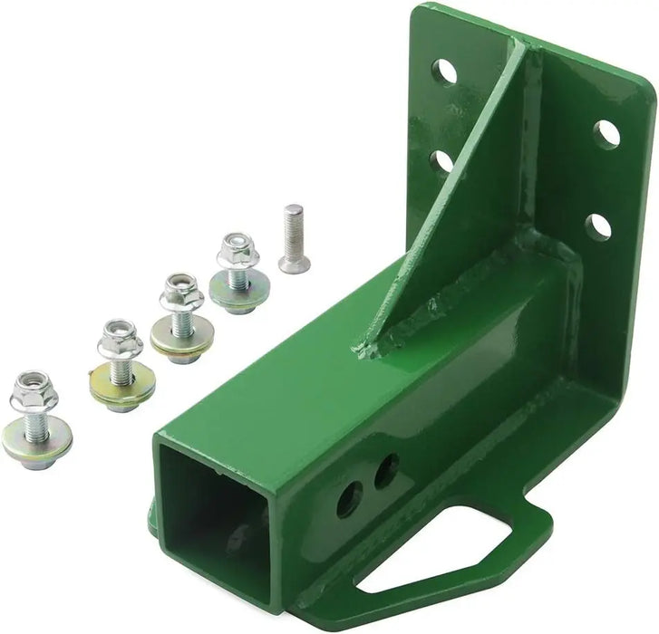 Lawn Mower Garden Tractor Trailer Hitch Receiver Rear Attachment Green Compatible with John Deere Deer Gator 4x2 6x4-7