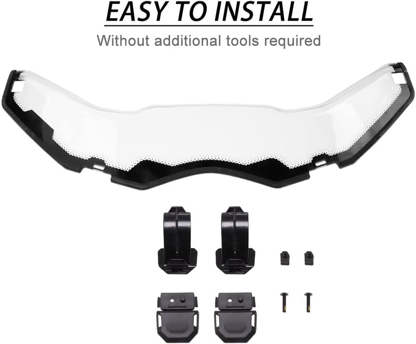 Maverick X3 Front Half Windshield Scratch Resistant