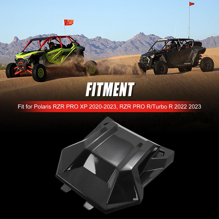 Pro R Front Hood Scoop Real Carbon Fiber Air Intake Kit