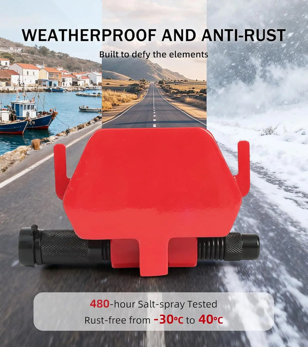 Trailer Hitch Lock, Anti-Theft Heavy-Duty Trailer Ball Coupler Lock for 2" and 2-5/16" Couplers Travel RV Camper Boat Pickup Truck Cargo Utility Trailer Tongue Lock Secure-4
