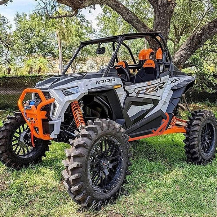 ELITEWILL Orange RZR Nerf Bars Rock Sliders