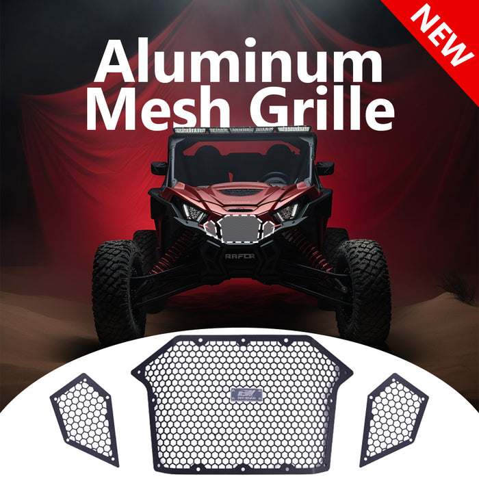 Aluminum Front and Side Mesh Grille Full Kit
