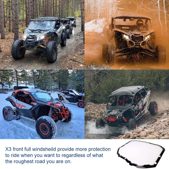Maverick X3 Front Full Windshield Relacement