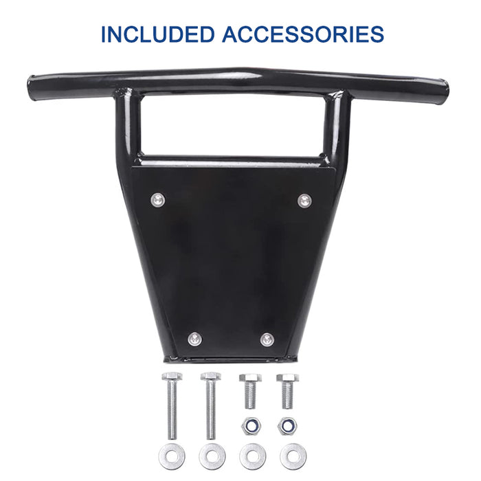 RZR Front Bumper Heavy Duty with Light Bar and Removable Skid Plate-7