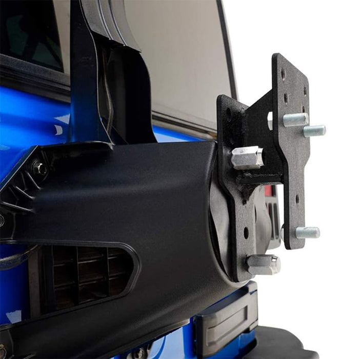 Elitewill Spare Tire Relocation Bracket Fit for 1976-2018 Jeep Wrangler CJ YJ TJ JK