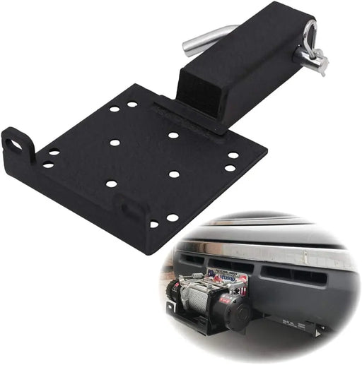 2" Receiver Universal Trailer Hitch Winch Mount Plate for ATV UTV Winch Cradle Mounting Bracket-1