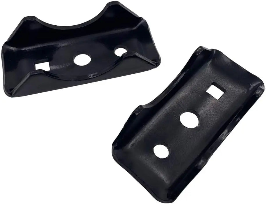 2PCS Steel Leaf Axle Spring Perch, Rear Seat Tube Mount-1