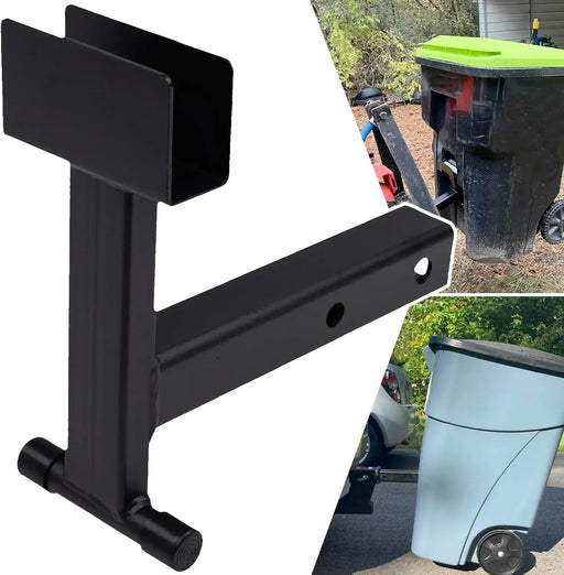 2" Trash Can Hauler Grabber Hitch Reciever, Garbage Hauling Towing Hitch Attachment-1