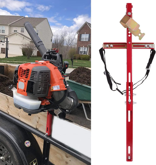 Trailer Backpack Blower Holder Rack-1