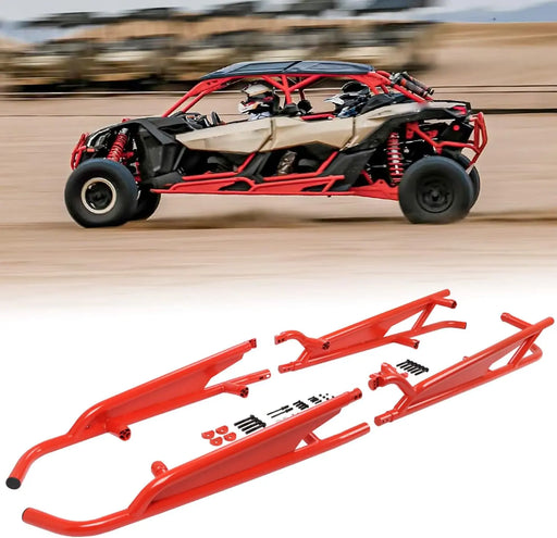 Maverick X3 Max Rock Sliders Side Nerf Bars 4 Seaters Tree Kickers-1