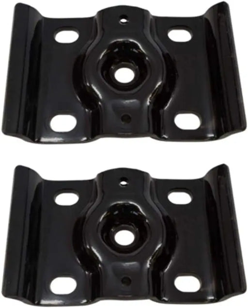 2pcs Rear Axle Leaf Spring U Bolt Plate Bracket-1