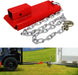 2" Forklift Trailer Hitch Receiver Attachment Pallet Forks Towing Adapter with Chain-1