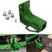 Lawn Mower Garden Tractor Trailer Hitch Receiver Rear Attachment Green Compatible with John Deere Deer Gator 4x2 6x4-1