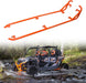 RZR XP 4 1000 Rock Sliders Nerf Bars Orange Heavy Duty Side Steps Tree Kickers-1