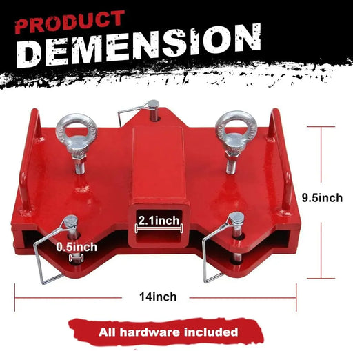 2" Trailer Hitch Receiver Forklift Towing Attachment-2