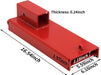 2" Forklift Trailer Hitch Receiver Attachment Pallet Forks Towing Adapter with Chain-2