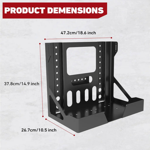Garden Trailer Backpack Sprayer Rack Holder-2