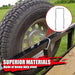 Spare Tire Carrier Zinc Plated U-Bolt Holder Bracket Side Mount for 4 or 5 Lug-2