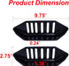 Universal Snow Blower Skid Shoe Heavy Duty and Wide Snow Thrower Slide Shoes with Black Powder Coating Fit for All Stage Snowblowers-2