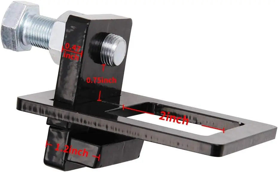 2" Heavy Duty Simple Hitch Tightener Clamp Anti Rattle Hitch Coupling Clamp-2