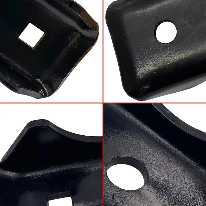 2PCS Steel Leaf Axle Spring Perch, Rear Seat Tube Mount-3