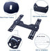 Universal Atv Snow Plow Mount Bracket with Black Powder Coating-3
