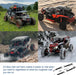 Maverick X3 Max Rock Sliders Black Side Nerf Bars OEM Style 4-Doors Tree Kickers-3