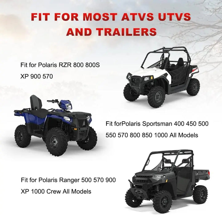 Adjustable ATV Chainsaw Mount Bracket, Chainsaw Holder Rack Universal Saw Press Carrier with Theft Deterrent Cover-3