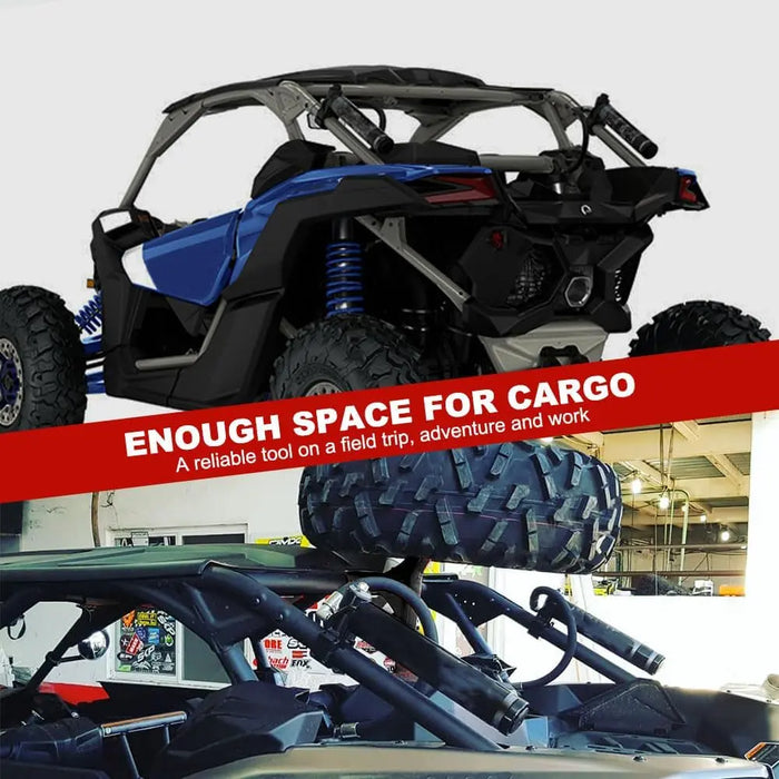Maverick X3 Spare Tire Carrier Mount Spare Tire Storage Rack-3