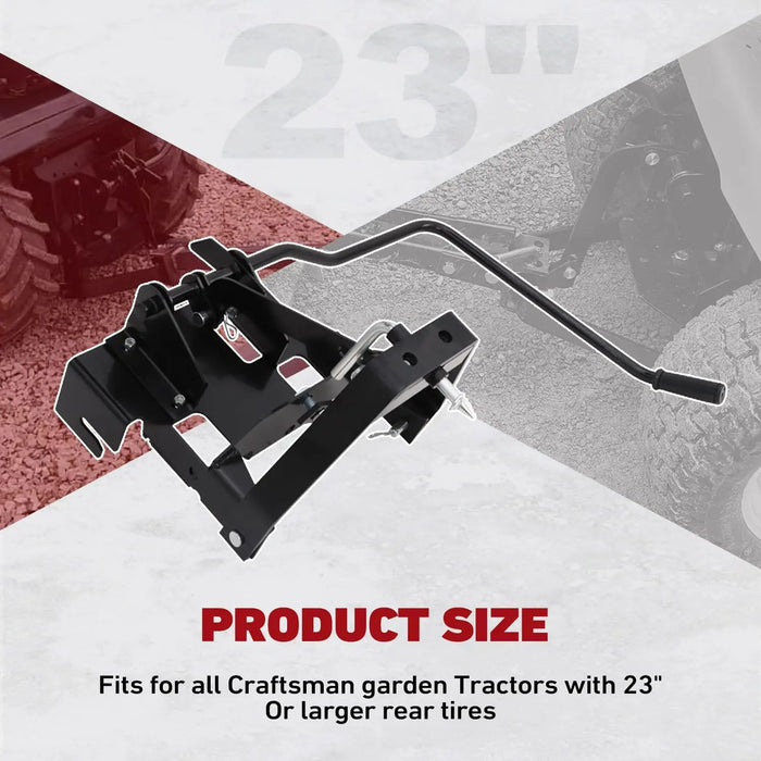 Garden Tractor Sleeve Hitch Attachment Rear-Mount-3