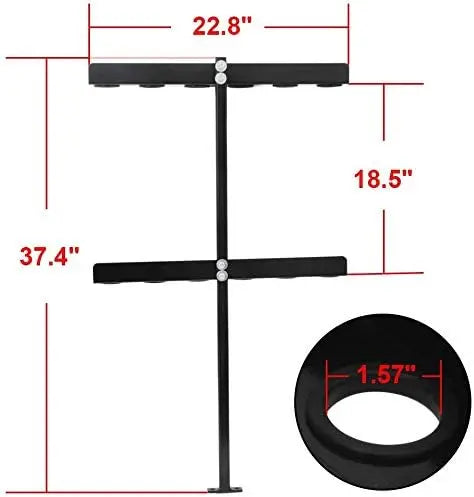 Landscape Hand Tool Rack for Trailer Truck-3
