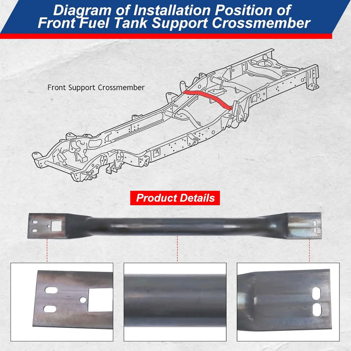 Upgrade Front Fuel Tank Support Crossmember with OEM Bracket-3